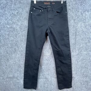 Riot Empire Jeans Mens 30 Black Slim Skinny Stretch